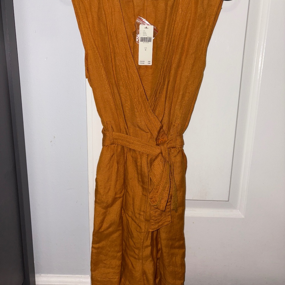 Maeve by Anthropologie Mustard Romper